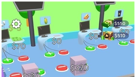 投资致富游戏玩法简单，指尖微操可买卖物品打工升级