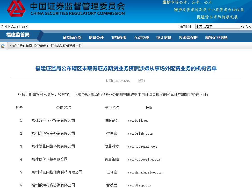 证券配资系统_场外配资监管整顿 非法配资黑名单 投资者教育防范非法证券期货