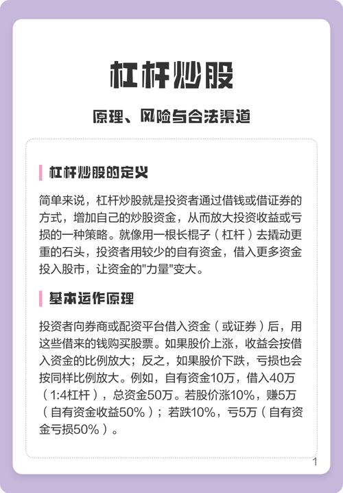 股票杠杆交易风险_股票杠杆炒股_股票杠杆交易收益