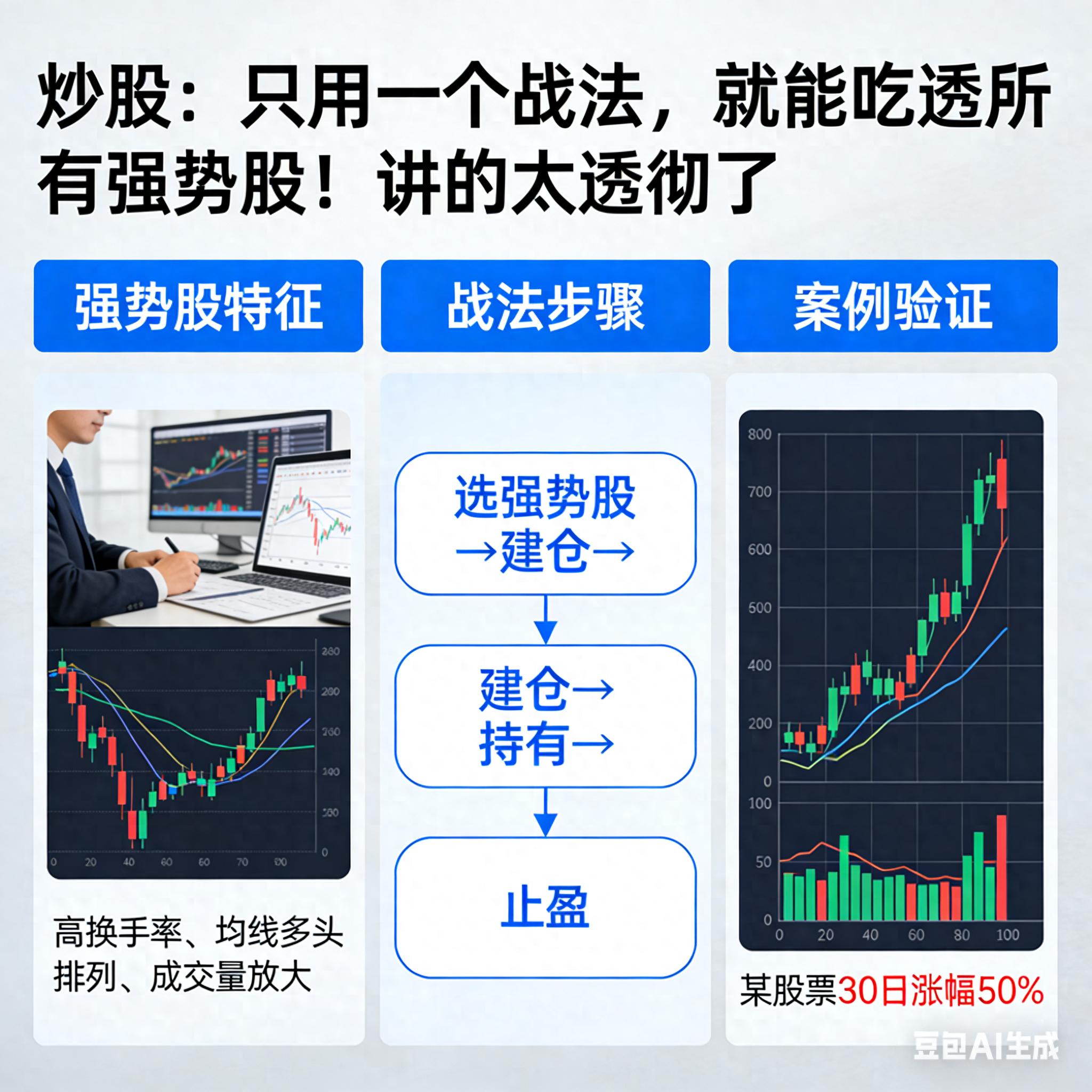 炒股实战战法揭秘：抓强势股，避开陷阱，稳拿利润的方法