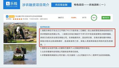 互联网金融+农业_配资炒股门户_农村普惠金融